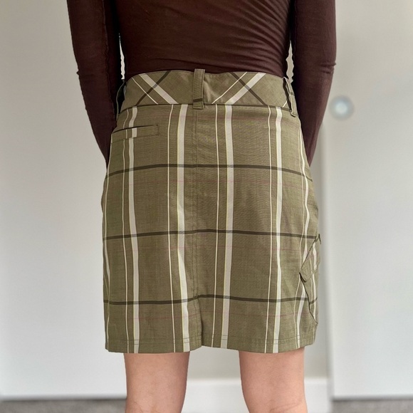 Smartwool Plaid Merino Wool Mini Skirt – Gorpcore Utility Outdoors Preppy - Picture 3 of 15